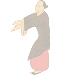 Historische Darstellung einer Qigong-Übung